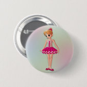 Kleine Ballerina Button (Vorne & Hinten)