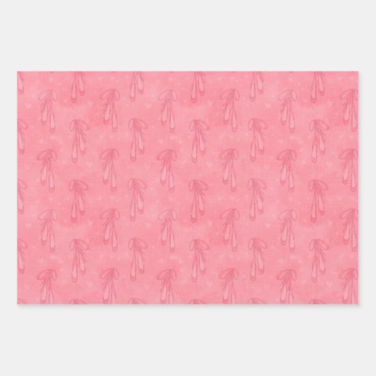 Kleine Ballerina Geschenkpapier Set (Vorderseite 3)