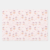 Kleine Ballerina in Weiß Geschenkpapier Set (Vorderseite 3)