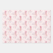 Kleine Ballerina in Weiß Geschenkpapier Set (Vorderseite 2)