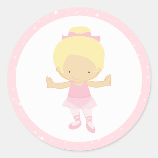 Kleine Ballerina Stickers (Vorderseite)