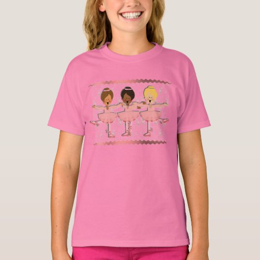 Kleine Ballerina T-Shirt (Vorderseite)