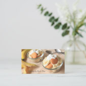 Kleine Bananenstauden Visitenkarte (Stehend Vorderseite)