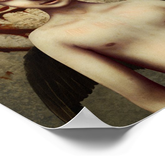 KLEINE BAPHOMET POSTER (Ecke)