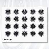 Kleine BARE VERSE Stickers, FARBEN ändern, GRÖSSEN Runder Aufkleber