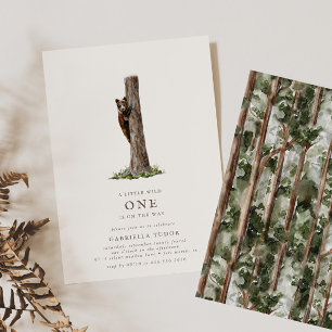 Kleine Bärendusche mit ausgeklügeltem Wildwald Einladung