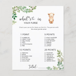 Kleine Bärenwelse in Ihrem Baby-Duschspiel