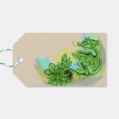 kleine Basil Herb Dragon Geschenkanhänger (Rückseite Horizontal)