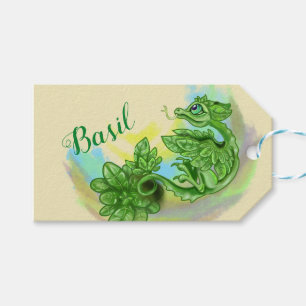 kleine Basil Herb Dragon Geschenkanhänger