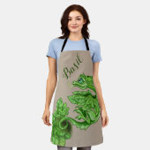 kleine Basil Herb Dragon Schürze (Getragen)
