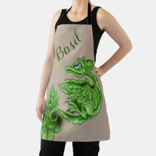 kleine Basil Herb Dragon Schürze