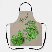kleine Basil Herb Dragon Schürze (Vorderseite)