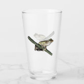 Kleine Baum Frosch Ölfarbe, Bier Glas (Rückseite)