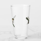 Kleine Baum Frosch Ölfarbe, Bier Glas (Links)