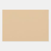 Kleine Bäume, Neutralbraun, HO HO HO Set Geschenkpapier Set (Vorderseite 2)