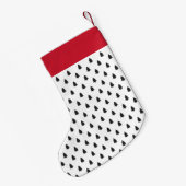 Kleine Bäume personalisiert Kleiner Weihnachtsstrumpf (Rückseite (Hängend))