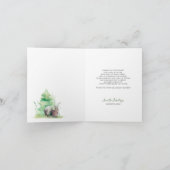 Kleine Bear Baby Dusche Vielen Dank Dankeskarte (Innenseite)