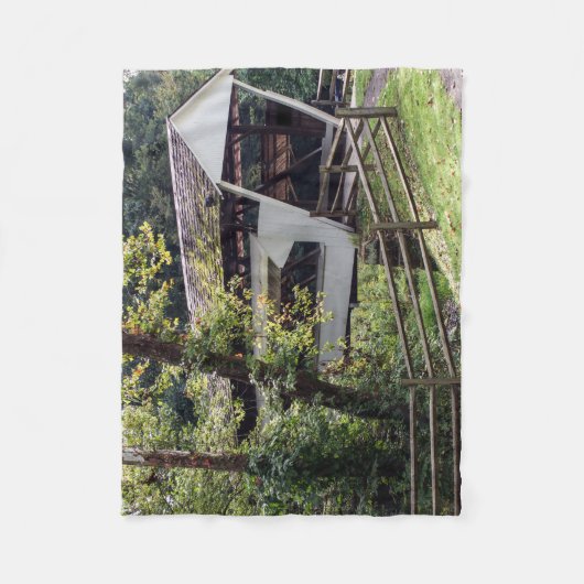 Kleine bedeckte Brücken-Fleece-Decke Fleecedecke (Vorderseite)