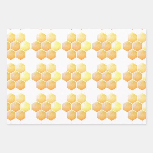 Kleine Bee Baby Dusche Packpapier Blätter (Vorderseite 2)