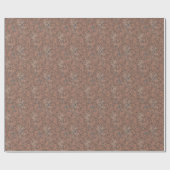Kleine Beeren, Mocha mousse Farbe Geschenkpapier (Flach)