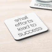 Kleine Bemühungen harter Kunststoff-Untersetzer Getränkeuntersetzer (Linke Seite)