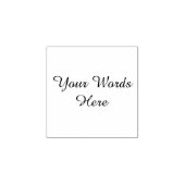 Kleine benutzerdefinierte Wörter mit elegantem Sch Gummistempel (Prägung)