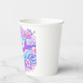 Kleine, bezaubernde Dolphin-Babydusche Pappbecher (Links)