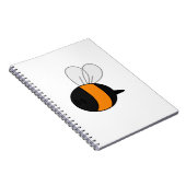 Kleine Biene Design2 Notizblock (Rechte Seite)