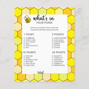 Kleine Biene, die in Ihrem Baby-Duschspiel in der