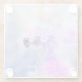 Kleine Biene Personalisiert Glasuntersetzer (Rückseite)