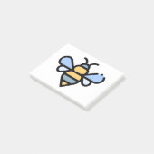 Kleine Biene Post-it Klebezettel (angewinkelt)