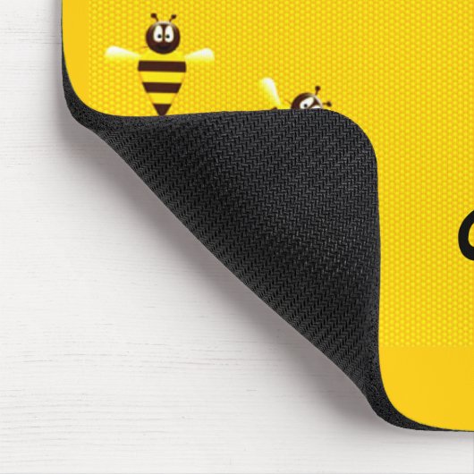 Kleine Bienen Mousepad (Ecke)