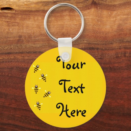 Kleine Bienen Schlüsselanhänger (Vorderseite)