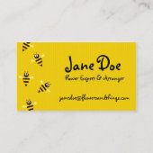 Kleine Bienen-themenorientierte Visitenkarten Visitenkarte (Rückseite)