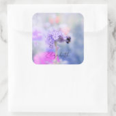 Kleine Bienenaufkleber Quadratischer Aufkleber (Tasche)