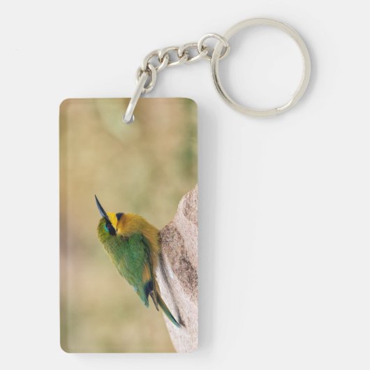 Kleine Bienenfresser Schlüsselanhänger (Rückseite)