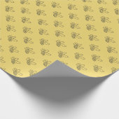 Kleine Bienenkönigin Geschenkpapier (Ecke)