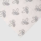 Kleine Bienenkönigin Seidenpapier (Detail)