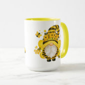 Kleine Bienenzucht in Sonnenblumen Tasse (VorderseiteRechts)