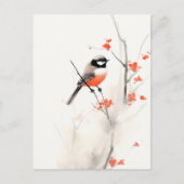 KLEINE BIRD WASSERFARBE POSTKARTE (Vorderseite)