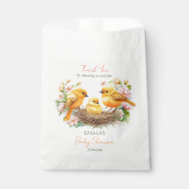 Kleine Birdie Schlüpfen bald Frühlingshaube Geschenktütchen