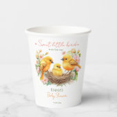 Kleine Birdie Schlüpfen bald Frühlingshaube Pappbecher (Vorderseite)