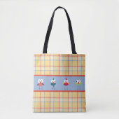 Kleine Birdies Custom All-Over-Print Tote Bag Tasche (Vorderseite)