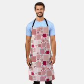 kleine bis große Quadrate Schürze (Getragen)
