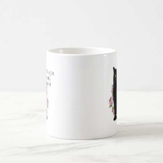 KLEINE BLACK CAT KAFFEETASSE (Mittel)