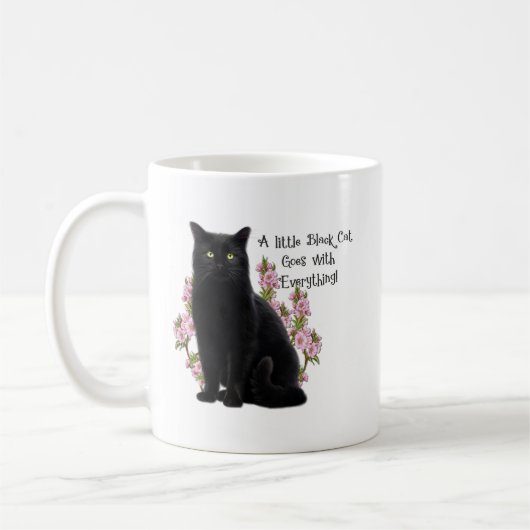 KLEINE BLACK CAT KAFFEETASSE (Links)