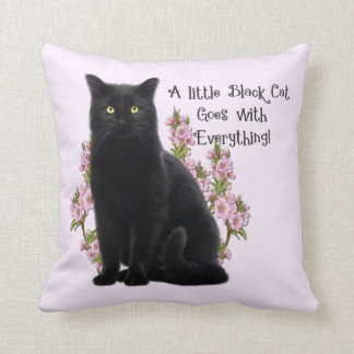 KLEINE BLACK CAT KISSEN