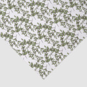 Kleine Blätter auf Twigs Botanischer Garten Seidenpapier (Detail)