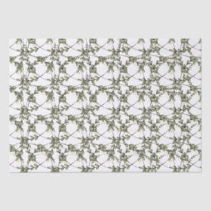 Kleine Blätter Garden Weeds Circle Wreaths Muster Seidenpapier