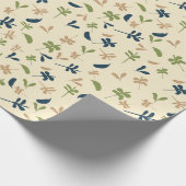 Kleine Blätter Geschenkpapier (Ecke)
